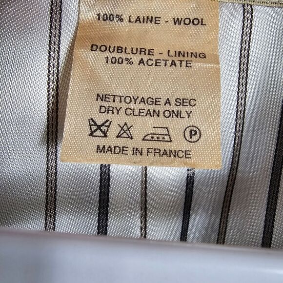 Barbara Bui Houndstooth Wool Waist Coat - Size 38(F) - Picture 11 of 12